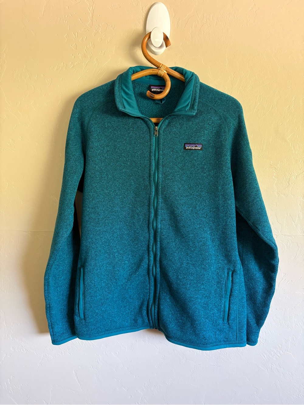 Patagonia Women’s Better Sweater Knit Fleece Zip Up Jacket 25542 Size XL Green